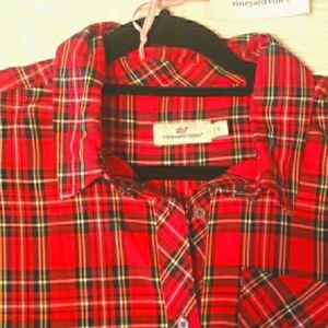 Christmas Plaid womens shirt